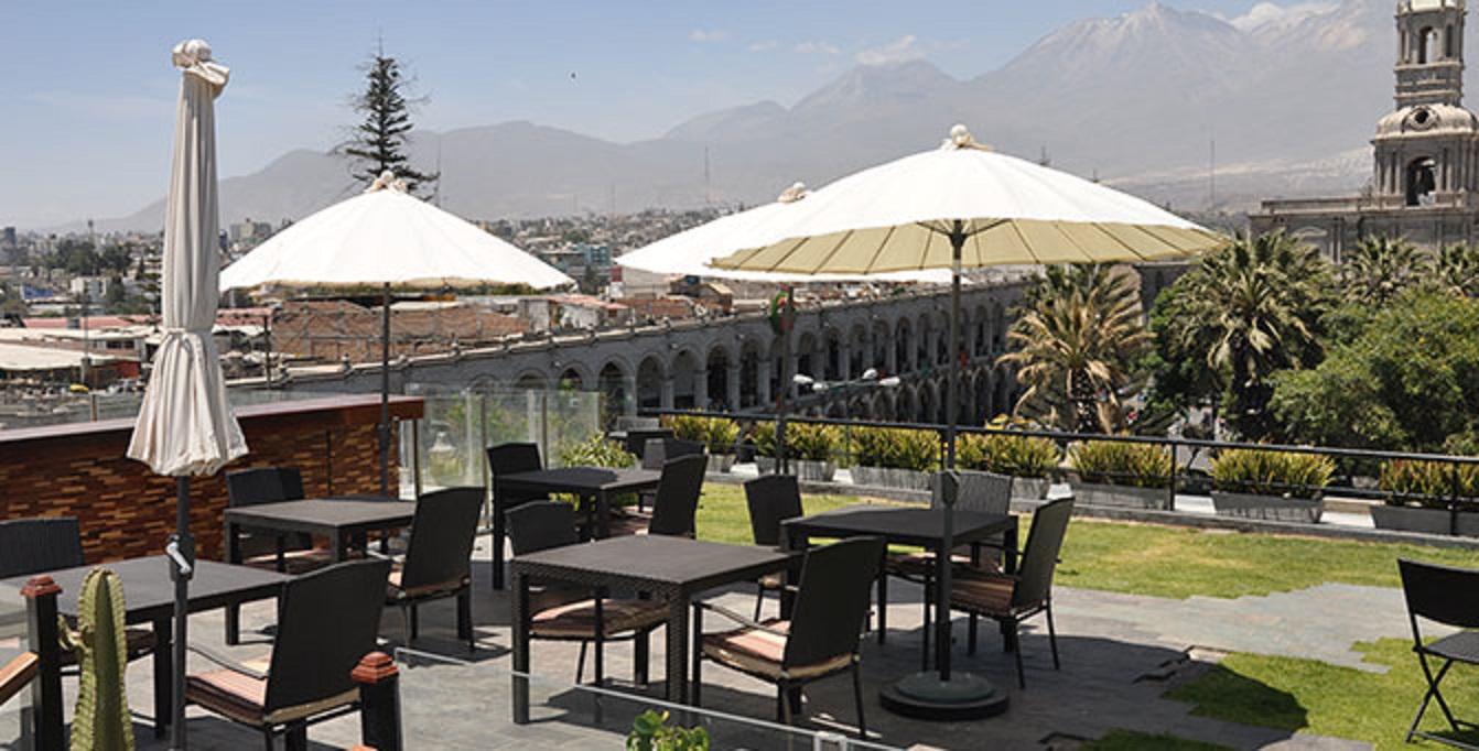Katari Hotel at Plaza de Armas Arequipa Bagian luar foto